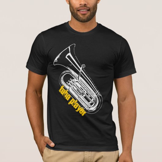 Tuba Player T-shirt (Voorkant)