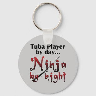 Tuba Player tegen dag... Sleutelhanger