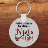 Tuba Player tegen dag... Sleutelhanger (Voorkant)