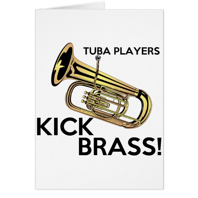 Tuba Players Kick Brass (Voorkant)
