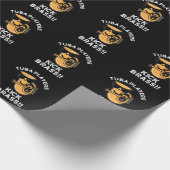 Tuba Players Kick Brass Funny Music Pun Dark BG Cadeaupapier (Hoek)