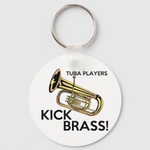Tuba Players Kick Brass Sleutelhanger
