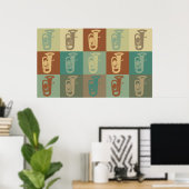 Tuba Pop Art Poster (Thuiskantoor)