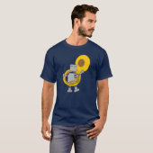 Tuba Robot T-shirt (Voorkant volledig)