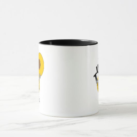 Tuba Robot Tekst Mok (Midden)