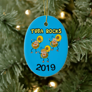 Tuba Rocks Keramisch Ornament