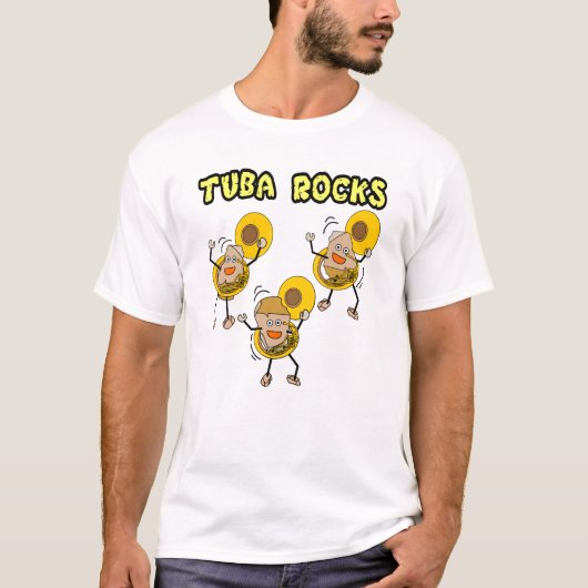 Tuba Rocks T-shirt (Voorkant)