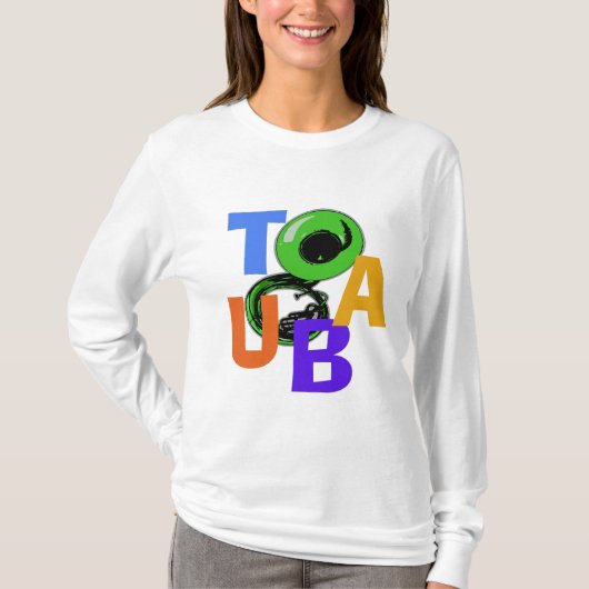 TUBA-scramble T-shirt (Voorkant)
