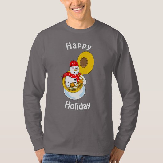 Tuba Snowman T-shirt (Voorkant)