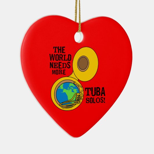 Tuba Solos Keramisch Ornament (Rechts)