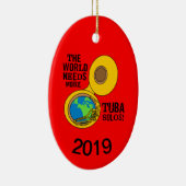 Tuba Solos Keramisch Ornament (Rechts)