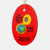 Tuba Solos Keramisch Ornament (Links)