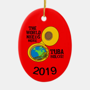 Tuba Solos Keramisch Ornament
