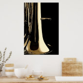 Tuba Souasphone Band Musician Poster (Keuken)