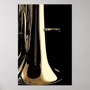 Tuba Souasphone Band Musician Poster