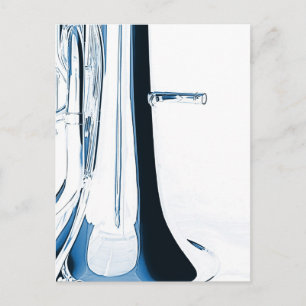 Tuba Souphone Briefkaart voor Band-musici