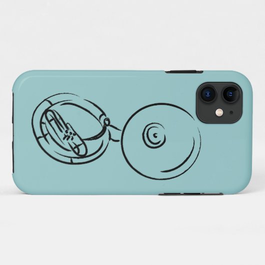 Tuba/Sousaphone Case-Mate iPhone Case (Achterkant (horizontaal))