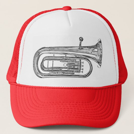 Tuba Sousaphone Pet of Truckers Pet (Voorkant)
