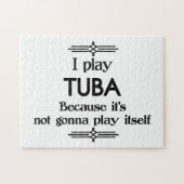 Tuba - Speel zelf Funny Deco Music Legpuzzel (Horizontaal)