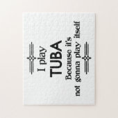 Tuba - Speel zelf Funny Deco Music Legpuzzel (Verticaal)