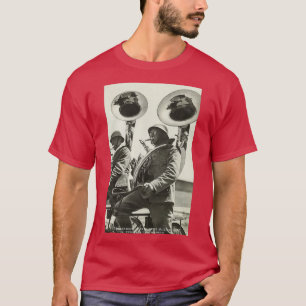 Tuba speelt Foto 1920s T-shirt