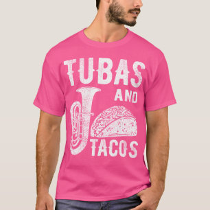 Tuba Speler Marching Band Koperen Instrument Taco T-shirt