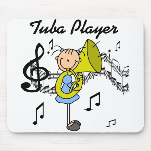 Tuba-Spelers Muismat (Voorkant)