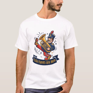 Tuba Spelers Trappen Koper T-shirt