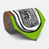 Tuba Stropdas Punch of Color (Opgerold)