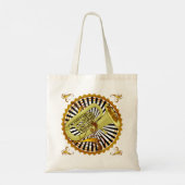 Tuba Swirls boodschappentas Tote Bag (Achterkant)