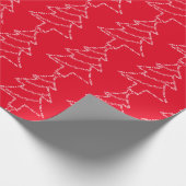 Tuba-tekstkerstboom Cadeaupapier (Hoek)