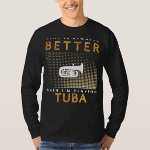 Tuba Tunes: Bubbels van vreugde in het leven blaze T-shirt