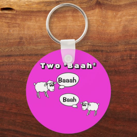 Tuba, twee baden. sleutelhanger (Voorkant)