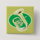 tuba vierkante button 5,1 cm (Voorkant)