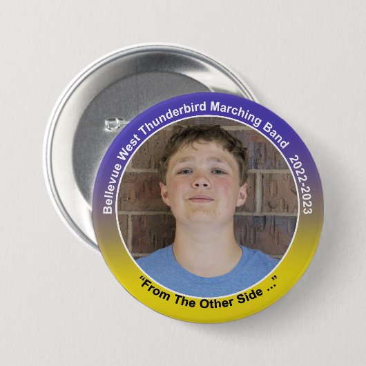 Tuba Zane 11 Ronde Button 7,6 Cm (Voorkant /achterkant)