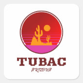 Tubac - Arizona Vierkante Sticker (Voorkant)