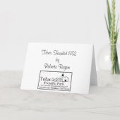 Tubac, Founded1752- wenskaart Kaart (Achterkant)