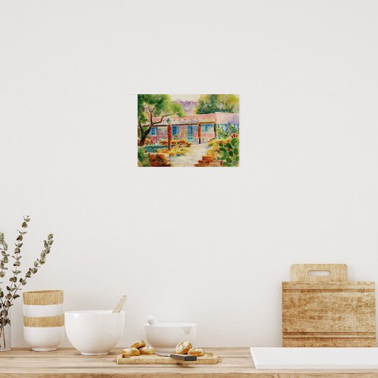 Tubac Historical Society 1903 Canvas Print (Keuken)