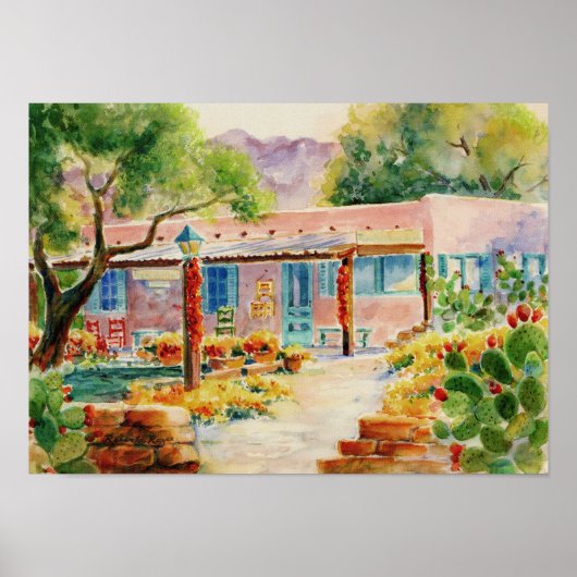 Tubac Historical Society 1903 Canvas Print (Voorkant)