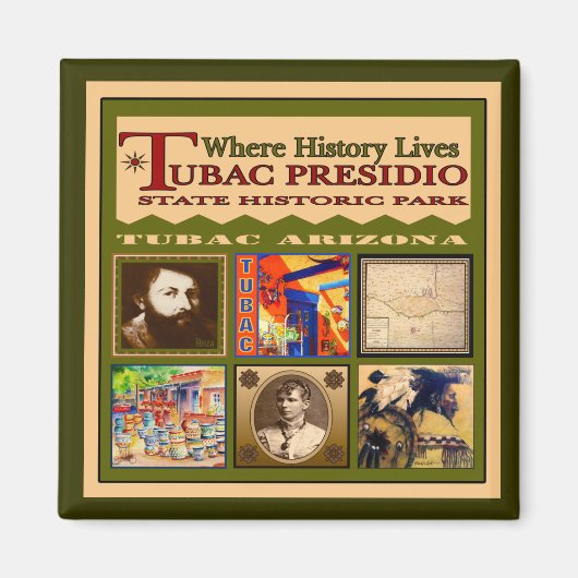 Tubac Presidio magneet (Voorkant)