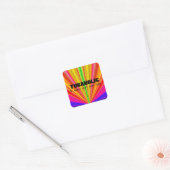 Tubaholic Life Square Sticker (Envelop)