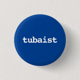 tubaïst typografie Knop Ronde Button 3,2 Cm
