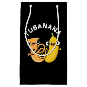 Tubanana Funny Tuba Banana Pun Dark BG Klein Cadeauzakje