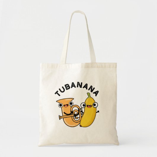Tubanana Grappige Tuba Banaan Pun Tote Bag (Voorkant)