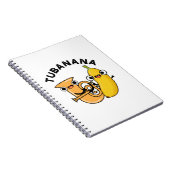 Tubanana Grappige Tuba Banaan Woordspeling  Notitieboek (Rechterzijde)