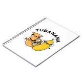 Tubanana Grappige Tuba Banaan Woordspeling  Notitieboek (Linkerzijde)