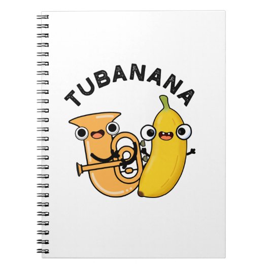 Tubanana Grappige Tuba Banaan Woordspeling  Notitieboek (Voorkant)