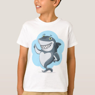 Tubarão simpático t-shirt