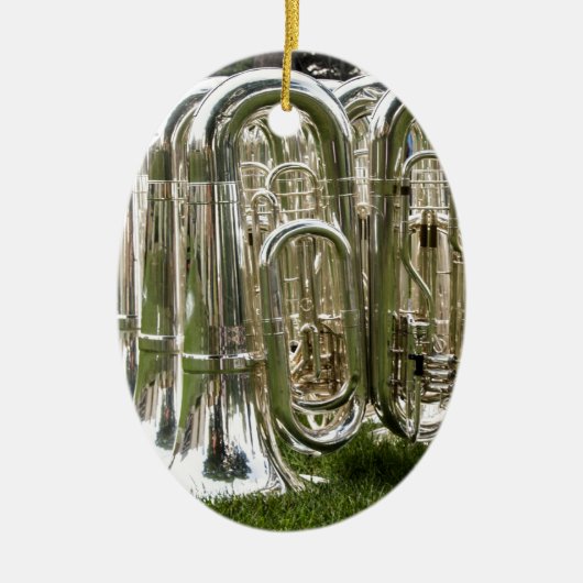 Tubas Keramisch Ornament (Voorkant)