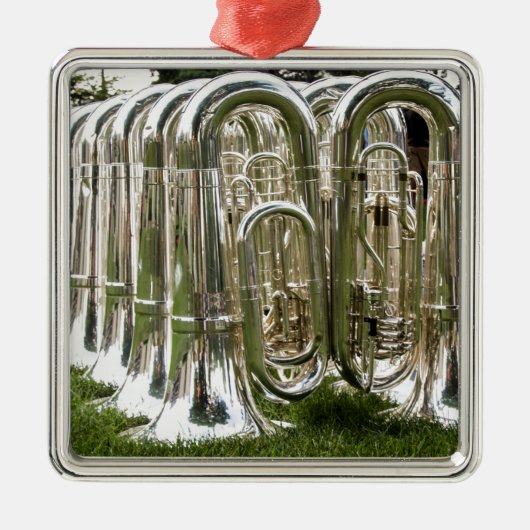 Tubas Metalen Ornament (Voorkant)
